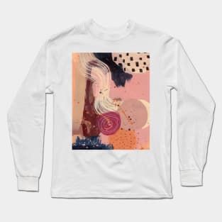 Modern abstract painting, acrylic painting 4 Long Sleeve T-Shirt